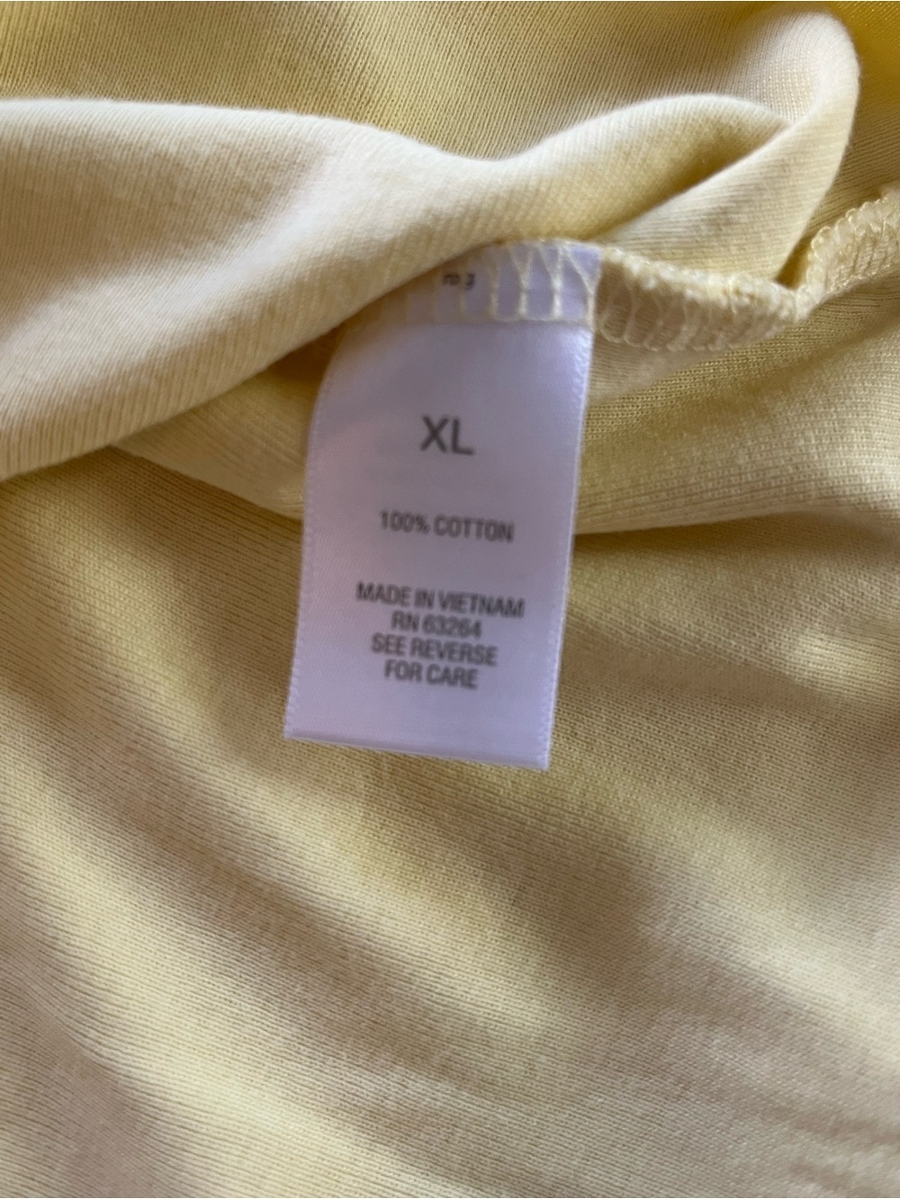 Butter Cream Yellow Short Sleeve Top with Neckline Detail Size XL - Picture 2 of 11